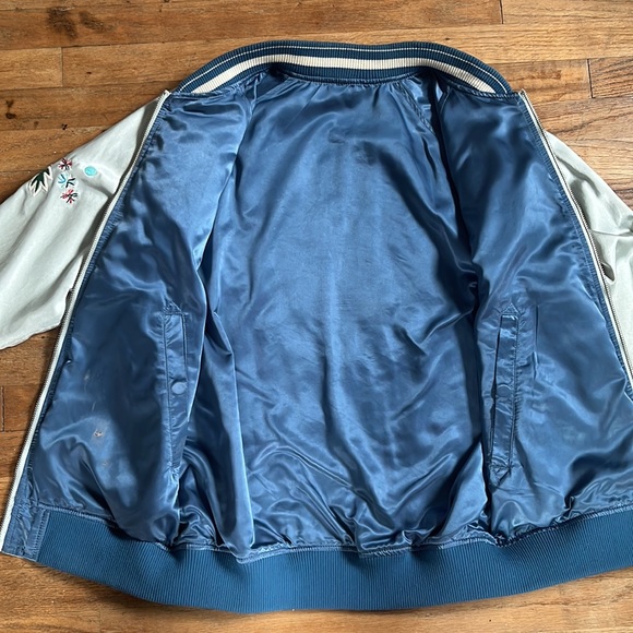 Diesel Snake Embroidered Bomber Jacket (Reversible) - Picture 7 of 15